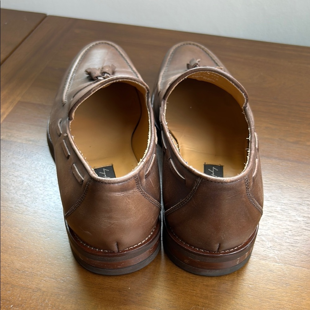 Johnston & Murphy Handcrafted Italian Leather Tassel Loafers Size 11M - Picture 2 of 8